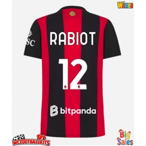 AC Milan Adrien Rabiot #12 Replica Home Stadium Shirt for Women 2026-27 Short Sleeve